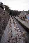 Caernarfon station the evening before reopening   (12/10/1997)