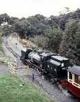 NGG16 138 emerges from St Helens Road bridge with an up train   (14/10/1997)