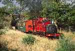 ‘Prince’ at Pont Cael Moel with the first train of the day to Rhyd Ddu   (27/09/2003)