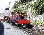 Ready for another departure up the hill, ‘Caernarfon Castle’ awaits departure time   (26/09/2003)