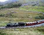 Running round the tight curves at Ffridd Isaf, NGG16 Garratt 143   (27/09/2003)