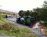 138 runs round it's train at Rhyd Ddu   (27/09/2003)