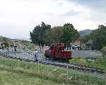 ‘Prince’ runs round his train at Rhyd Ddu   (27/09/2003)