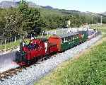 ‘Prince’ stands in the platform at Rhyd Ddu station   (28/09/2003)