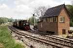 ‘Chattenden’ stands in Raven Square station with a works train   (06/05/1995)