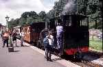 Recently restored to working order, ‘The Earl’ after arrival at Raven Square   (29/07/2000)
