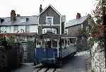 No 4 is seen on the bottom part of the lower section, where the tramway occupies the whole road, necessitating traffic light controls.   (27/07/1981)